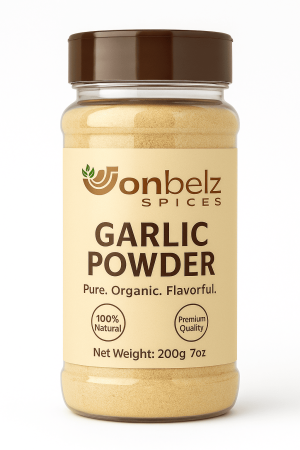 Bold, flavorful garlic delivering rich aroma and depth to any dish—100% pure and naturally processed.