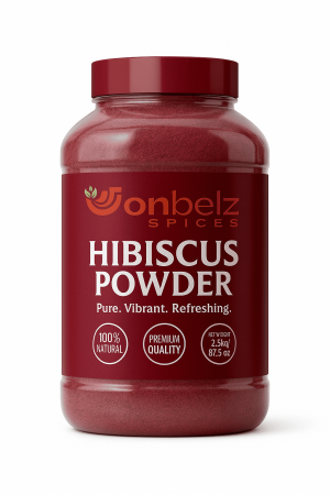 Tart, vibrant hibiscus petals packed with antioxidants—perfect for teas, beverages, sauces, and natural coloring.