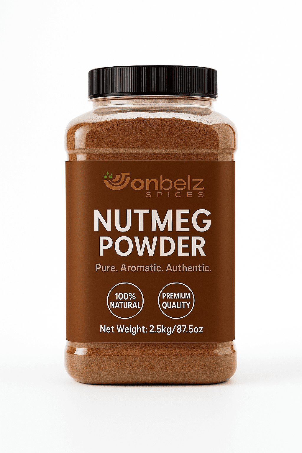 Rich, nutty nutmeg with a sweet-spicy aroma—great for baking, soups, confectionery, and gourmet dishes.